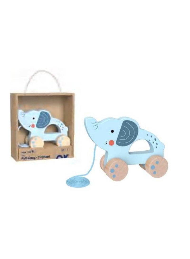 TOOKY TOY TOOKT TOY PULL ALONG - ELEPHANT - Image 2